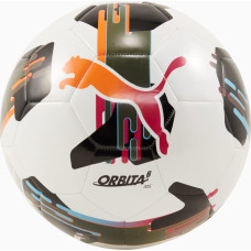 М'яч футбольний Puma Orbita 6 MS 084335-01 №3, білий-чорний-помаранчевий, код: 4067981508464