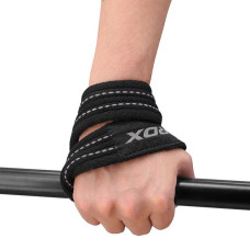 Силові ремені RDX Gym Lifting 8 Figure Straps S, сірий, код: WAC-W8G-S