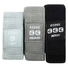 Набір гумок тканинних для вправ стрічки опору Ezous Resistance Strap 3шт, код: K-04-S52