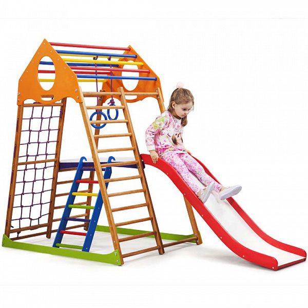 Ігровий дитячий куточок PLAYBABY KindWood Plus 2, код: SB-IG28
