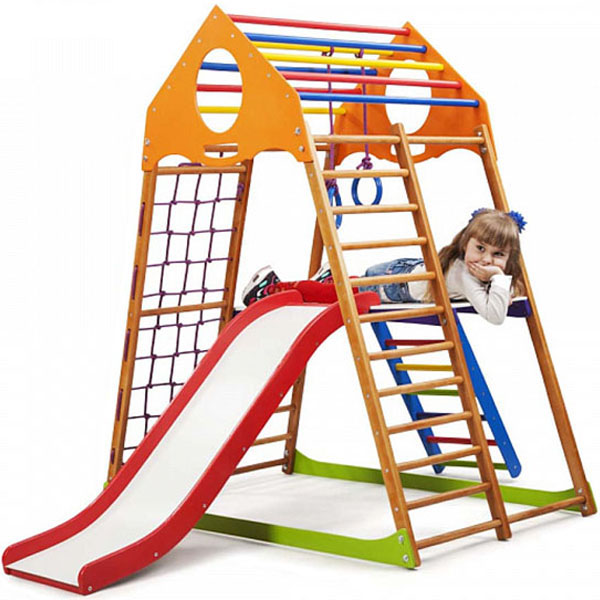 Ігровий дитячий куточок PLAYBABY KindWood Plus 2, код: SB-IG28
