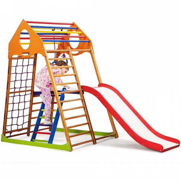 Ігровий дитячий куточок PLAYBABY KindWood Plus 2, код: SB-IG28