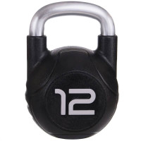 Гиря для кроссфіта Modern з хромованою ручкою 12кг, , код: TA-2681-12-S52