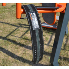 Пояс шкіряний для пауерліфтингу Power System PowerLifting Line XL, чорний-сірий, код: PS-3800_XL_Black_Grey