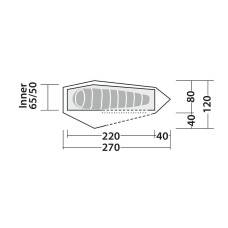 Намет одномісний Robens Cress 1 Pro (130397), код: 931595-SVA