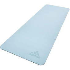 Килимок для йоги Adidas Premium Yoga Mat 1760х610х5 мм, світло-блакитний, код: 885652020237