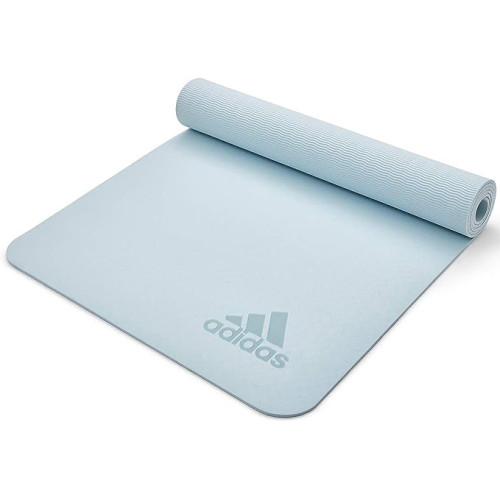 Килимок для йоги Adidas Premium Yoga Mat 1760х610х5 мм, світло-блакитний, код: 885652020237