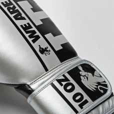 Боксерські рукавички Leone Nexplosion 14 унцій, срібний, код: 500204_14-RX