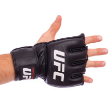 Рукавички для змішаних єдиноборств MMA UFC Pro S шкіряні, код: UHK-69908-S52