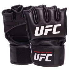 Рукавички для змішаних єдиноборств MMA UFC Pro S шкіряні, код: UHK-69908-S52