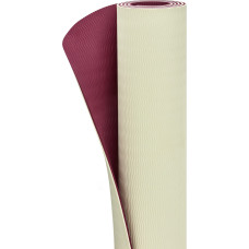 Килимок для йоги Adidas Double Sided Yoga Mat 1760х610х6 мм, бежевий-темно-рожевий, код: 885652022491
