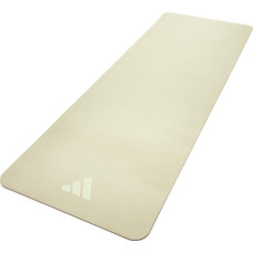 Килимок для йоги Adidas Double Sided Yoga Mat 1760х610х6 мм, бежевий-темно-рожевий, код: 885652022491
