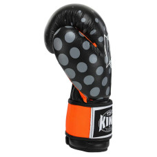 Рукавички боксерські Top King 12 унції, чорний-помаранчевий, код: TOP-0512_12OR
