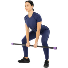 Бодібар Body Bar LiveUp 5кг, чорний-фіолетовий, код: LP8145-5