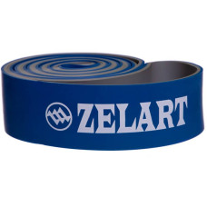 Гума для підтягувань двошаровий Zelart Dual Power Band L 2080x45x4,5 мм синій, код: FI-0911-7_BL