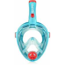 Повнолицьова маска дитяча Aqua Speed Spectra 2.0 Kid 7083  L, бірюзовий-червоний, код: 5908217670830