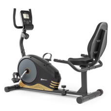 Горизонтальний велотренажер Hop-Sport Root HS-040L чорно-золотистий, код: 5902308219878