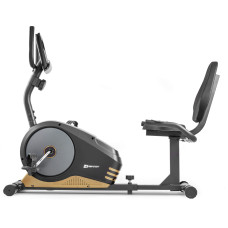Горизонтальний велотренажер Hop-Sport Root HS-040L чорно-золотистий, код: 5902308219878