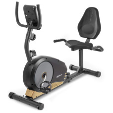 Горизонтальний велотренажер Hop-Sport Root HS-040L чорно-золотистий, код: 5902308219878