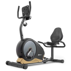 Горизонтальний велотренажер Hop-Sport Root HS-040L чорно-золотистий, код: 5902308219878