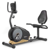 Горизонтальний велотренажер Hop-Sport Root HS-040L чорно-золотистий, код: 5902308219878