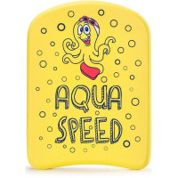 Дошка для плавання Aqua Speed Kiddie KickBoard Octopus 310x230x24 мм, жовтий, код: 5908217668974