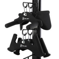 Стійка вертикальна для рукояток та ручок для тренажерів Mdbuddy Machine Bar Rack 573x810x1561мм, чорний, код: TA-5396