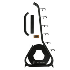 Стійка вертикальна для рукояток та ручок для тренажерів Mdbuddy Machine Bar Rack 573x810x1561мм, чорний, код: TA-5396
