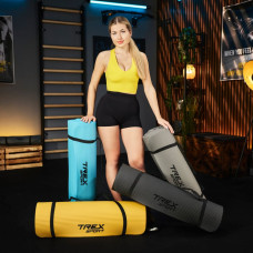 Килимок для йоги Trex Sport TX-029NGM NBR 2см 190х80 сірий,код: 5902308235281