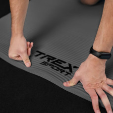 Килимок для йоги Trex Sport TX-029NGM NBR 2см 190х80 сірий,код: 5902308235281