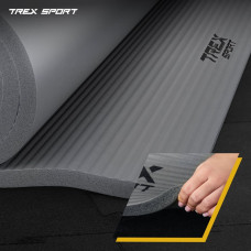 Килимок для йоги Trex Sport TX-029NGM NBR 2см 190х80 сірий,код: 5902308235281