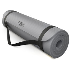 Килимок для йоги Trex Sport TX-029NGM NBR 2см 190х80 сірий,код: 5902308235281