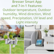 Метеостанція Bresser Smart Home 7-in-1 Weather Center ClimateConnect Grey (7003600QT5000), код: 930210-SVA