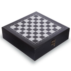 Шахи, доміно, карти 3 в 1 ChessTour чорний, код: W2650_BK