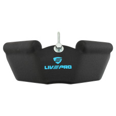 Рукоятка для зворотної тяги з вузьким хватом нековзне покриття LiveUp Reverse Grip 305 мм, чорний, код: LP8322