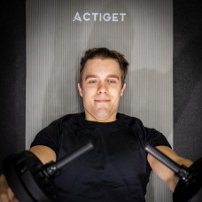 Килимок для йоги та фітнесу Actiget NBR 183 x 61 x 1 cм, сірий, код: ACT0019