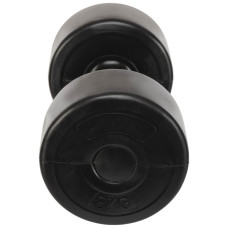 Гантель для фітнесу Zelart з PE покриттям 1х5 кг, чорний, код: TA-4759-5