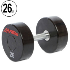 Гантель цілісна професійна Life Fitness 1х26 кг, код: SC-80081-26