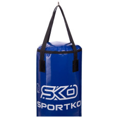 Мішок боксерський Sportko циліндр ремінне кріплення 1100см, червоний, код: MP-1_R-S52
