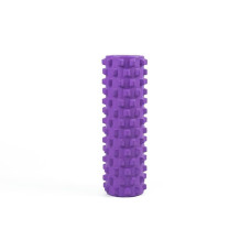 Масажний ролик EasyFit Grid Roller PRO 45 см фіолетовий, код: EF-2029-V