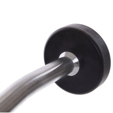 Штанга фіксована вигнута обрезиненная Zelart Rubber Coated Barbell 5кг, код: TA-2687-5-S52