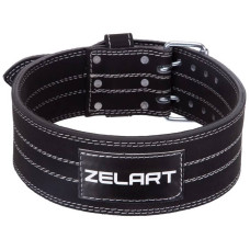 Пояс атлетичний шкіряний Zelart ширина 10см L чорний, код: SB-165150_L-S52