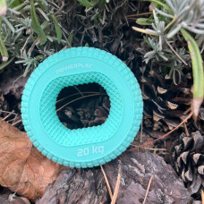 Еспандер кистьовий силіконовий PowerPlay Hand Grip Medium 20 кг, зелений, код: PP_4333_Green_20kg