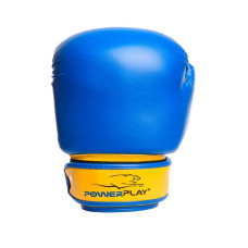 Боксерські рукавиці PowerPlay JR синьо-жовті 8 унцій, код: PP_3004JR_8oz_Blue/Yellow