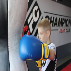 Боксерські рукавиці PowerPlay JR синьо-жовті 8 унцій, код: PP_3004JR_8oz_Blue/Yellow