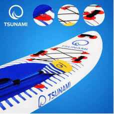 Надувна SUP дошка Tsunami 350 см з веслом Wave, код: P-5907739316417