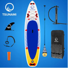 Надувна SUP дошка Tsunami 350 см з веслом Wave, код: P-5907739316417