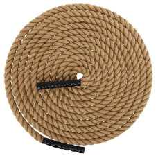 Канат для кросфіту Combat Battle Rope Zelart 15 м, коричневий, код: FI-0909-15