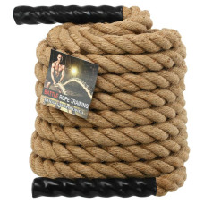 Канат для кросфіту Combat Battle Rope Zelart 15 м, коричневий, код: FI-0909-15