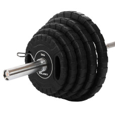 Блини диски CPU покриття 2 Handle металева втулка Zelart ø51мм, 5кг, чорний, код: TA-3438-5